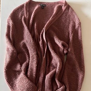 Express Cardigan- Mauve